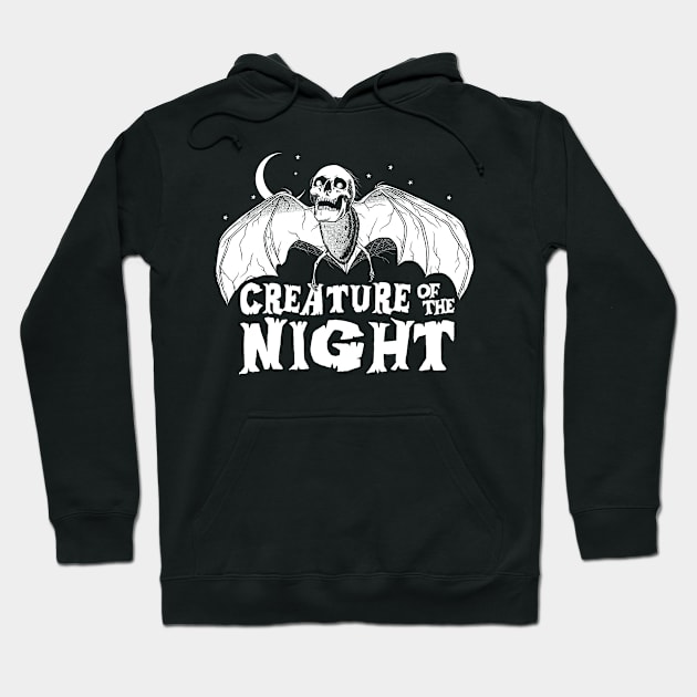 Creature of the Night Hoodie by LoudMouthThreads